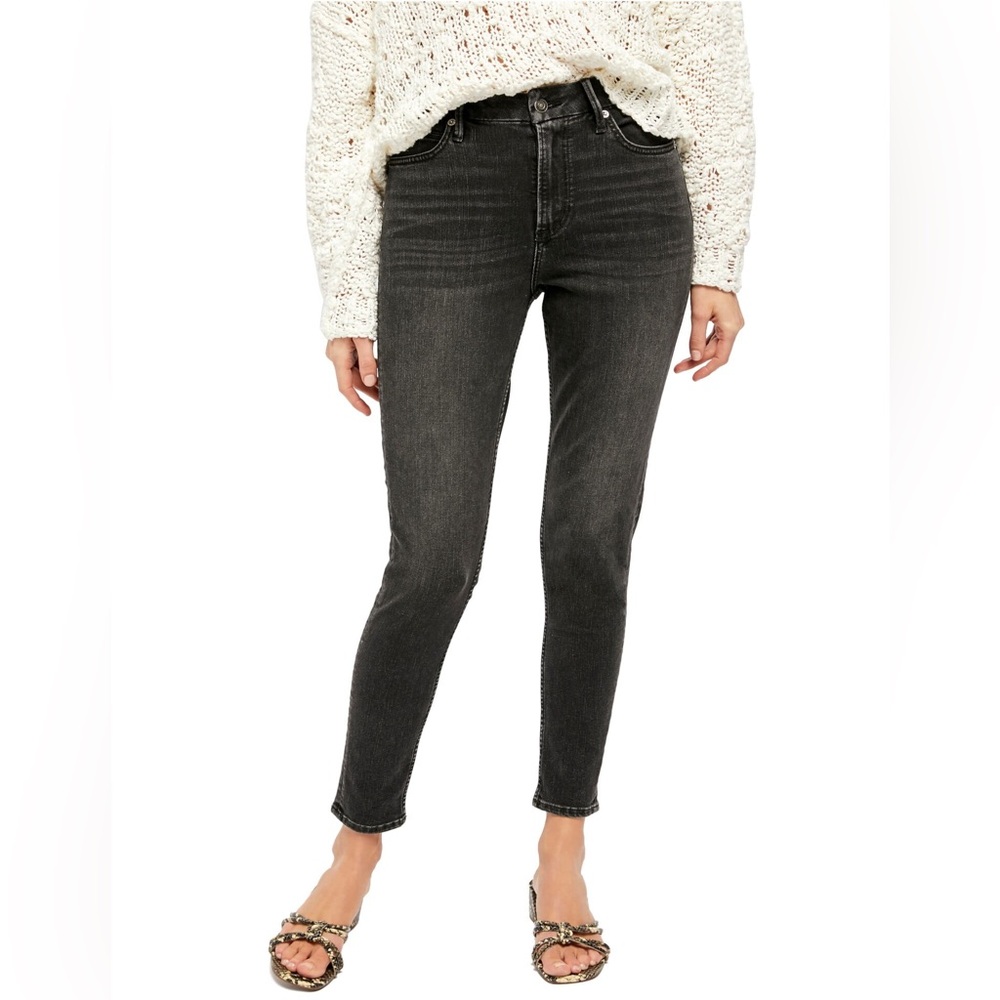 Free People Black Skinny Jeans 29